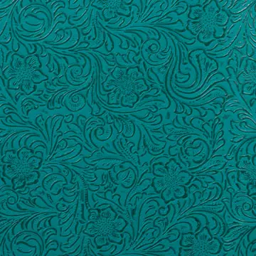 LAREDO TEAL-floral upholstery fabric